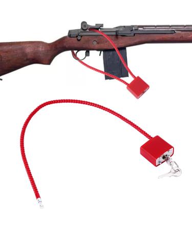 HONESECUR Gun Lock Trigger Lock Padlock for Weapons With Keys Red