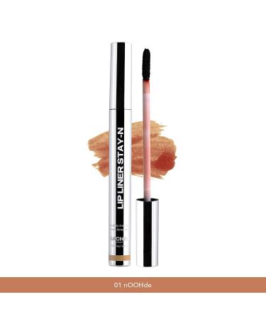 Sacheu Lip Liner Stay-In - Peel Off Lip Stain with Hyaluronic Acid & Vitamin E - Long Lasting Tattoo Lip Liner - nOOHde Shade - Buy Online on SooperMarket.com