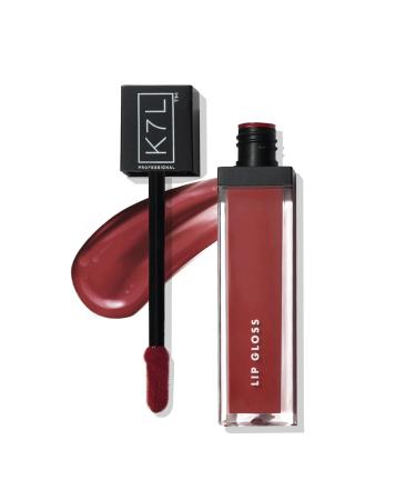 K7L Dark Red Lip Gloss - Born Free | Long-lasting and Vibrant Lip Color - Buy Online on SooperMarket.com