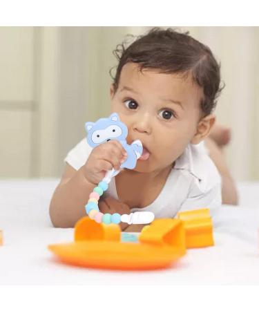 Baby Teething Toy Food Grade Material Multifunctional Soft Silicone chew Toy to Improve Gums - Buy Online on SooperMarket.com