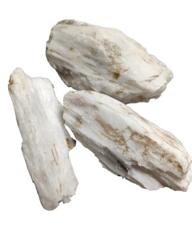 Natural Crystal Rough 500g Natural Raw Threadiness Wollastonite Stone Teaching Specimen Industrial Raw Materials Collection Home Decoration