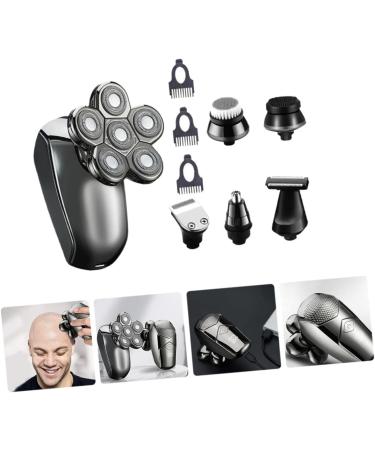 Buy 2 Sets Electric Shaver for Men - Rechargeable Beard Razor with 6 Heads | International Shipping Available - Buy Online on SooperMarket.com