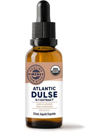 Vimergy Organic Atlantic Dulse Extract 55ml - Liquid Seaweed Supplement for Healthy Eyesight and Thyroid - Alcohol-Free, Gluten-Free, Vegan & Paleo Friendly - Buy Online on SooperMarket.com