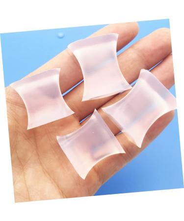 2 Pairs Silicone Toe Separators for Overlapping Toes - H-shaped Toe Spacers for Valgus Correction - White 2.5x2.5cm - Buy Online on SooperMarket.com