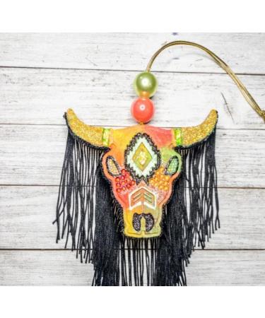 Steer Bull Skull Silicone Car Freshie Mold - Oven Safe Shiny Mold for Aroma Beads & Resin - Buy Online on SooperMarket.com