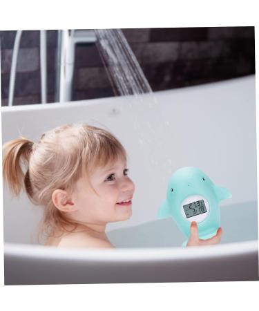Baby Bath Tub Thermometer - Floating Bathing Toy with Room Temperature Display - Fun Whale Design - Ideal Gift for Newborns and Mothers - Buy Online on SooperMarket.com