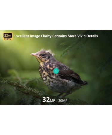 (2022 Upgraded) Meidase P60 Trail Camera 32MP 1296P Game Camera - Fast 0.1s Motion Activated - Clear 100ft Night Vision - Waterproof for Hunting, Wildlife Deer Scouting - P60 Camo - Buy Online on SooperMarket.com