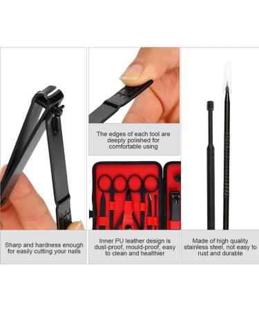 Professsional Stainless Steel Nail Clippers Fingernail Toenail Cutter Toenail Pedicure Corrector Tool Clippers Kit Manicure Tools for Nail Art Salon Home Use - Buy Online on SooperMarket.com