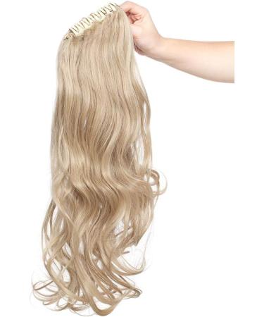 Silk-co 24inch Claw on Ponytail Hair Extensions Dark Blond&Bleach Blond Wavy Curly Hairpiece Pony Tail Wrap around Bonding 24inch (Pack of 1) Dark Blond&Bleach Blond - Buy Online on SooperMarket.com