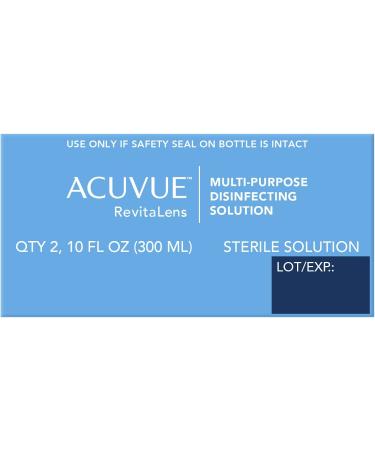 ACUVUE RevitaLens Multi-Purpose Disinfecting Solution Twin Pack - 2 x 10 oz - Buy Online on SooperMarket.com