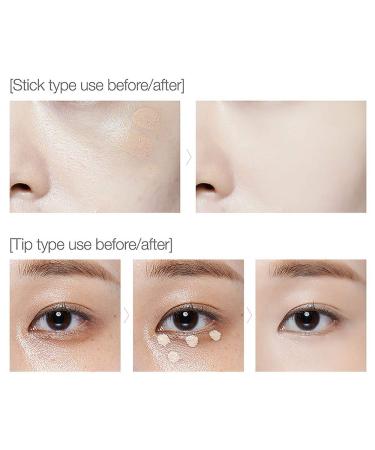 THESAEM Cover Perfection Ideal Concealer Duo - Strong Coverage, Dual Type, Sun Protection - K Beauty (01 Clear Beige) - Buy Online on SooperMarket.com
