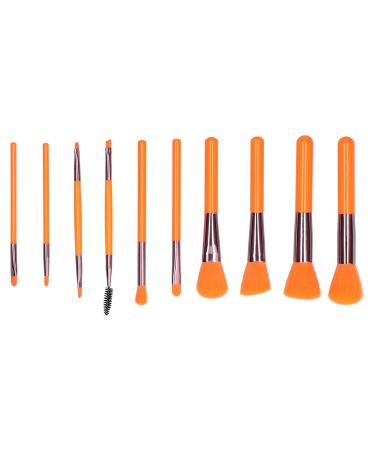 Soft Hair Eyeshadow Loose Powder Makeup Brush Beginner Cosmetic Brush Set Makeup Tool (orange)