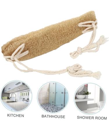 Loofah Bath Towel Scrubber - Exfoliating Bath Sponge & Back Scrubber for Travel - Beige - International Shipping Available - Buy Online on SooperMarket.com