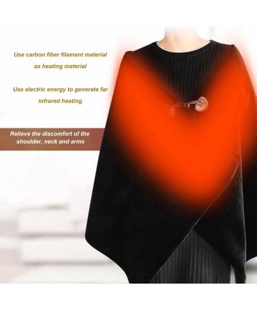 Buy Electric Heating Scarf - Soft Plush with 3 Gears Temperature Adjustment | Perfect Heating Blanket & Mat for Shoulders - International Shipping Available - Buy Online on SooperMarket.com