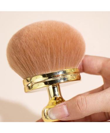NOLITOY Golden Makeup Brush Set - Travel Foundation Blush Loose Powder & Concealer Brushes for Women | Premium Cosmetic Tools for Flawless Beauty - Buy Online on SooperMarket.com