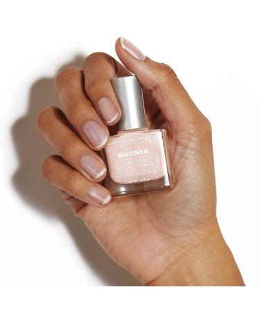 Dermelect Makeover Ridge Filler - Nail Base Coat with Keratin Peptides, Pentavitin & Vitamin B5 - Hydrating, Strengthening, and Concealing Treatment for Nail Ridges, Yellowing, Dryness - 0.4 oz - Buy Online on SooperMarket.com