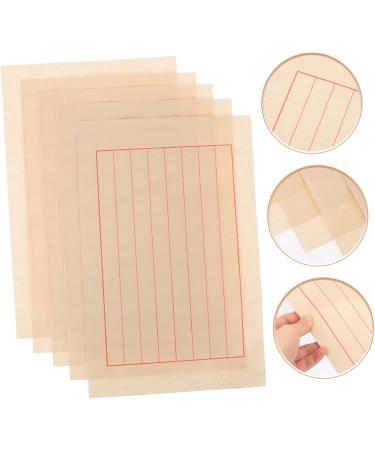 Lurrose 50 Sheets Rice Paper Writing Brush Calligraphy Ink As Shown 29x19cm - Buy Online on SooperMarket.com