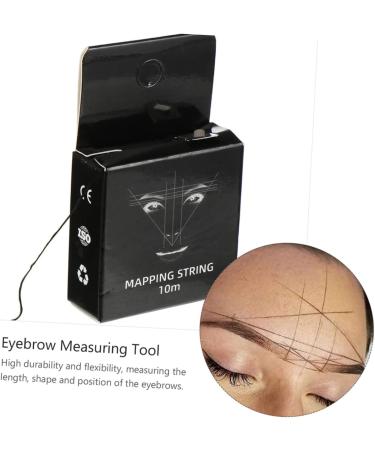 Angoily 2pcs Ink Eyebrow Makeup Stencil Makeup Brow Ruler Cosmetics Accessory Wire Box Draw a Line - Buy Online on SooperMarket.com