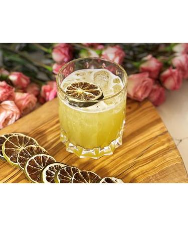 Dried Lime Slices - Premium Dehydrated Cocktail Garnishes - 35 Servings (50g Approx) - Buy Online on SooperMarket.com