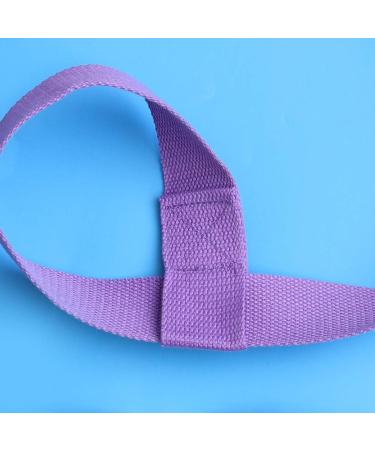Garneck Adjustable Cotton Yoga Mat Carrier Sling - Extra Long Strap for Yoga Exercise - Black Lavender - Buy Online on SooperMarket.com
