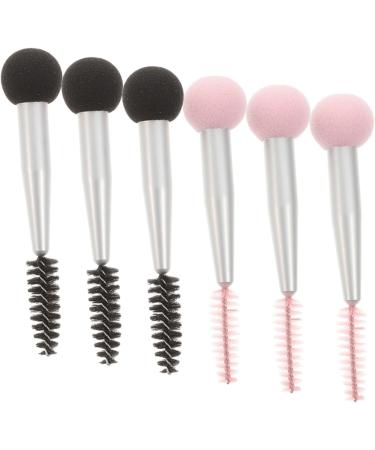 Baluue 12 Pcs Sponge Makeup Brush Makeup Sponge Eyebrow Sponge Brush Make up Sponge Mascara Aluminum Tube - Buy Online on SooperMarket.com