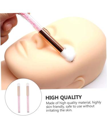 Baluue 2pcs Nose Brush Eyeshadow Brush Makeup Eyeshadow Lady Parts Eye Makeup Accessory Aluminum Tube Pink - Buy Online on SooperMarket.com