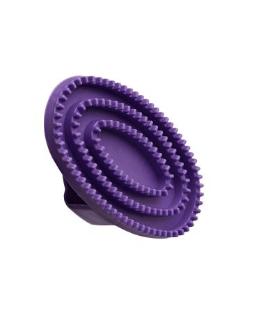 Bitz Rubber Horse Curry Comb (S) (Purple)