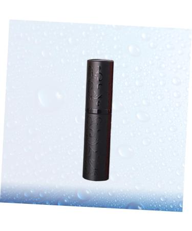 Angoily Travel Small Spray Bottle - 10.3cm Glass Container | Black | Perfect for Travel & Skincare - Buy Online on SooperMarket.com