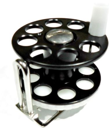 Pelengas Spearfishing Speargun Reel - Stainless Steel & Plastic, Black-White - Buy Online on SooperMarket.com