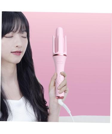 WOONEKY Fully Automatic Hair Curling Iron Hair Rollers Curler Curling Wand Crimper Hair Tool Pink Abs - Buy Online on SooperMarket.com
