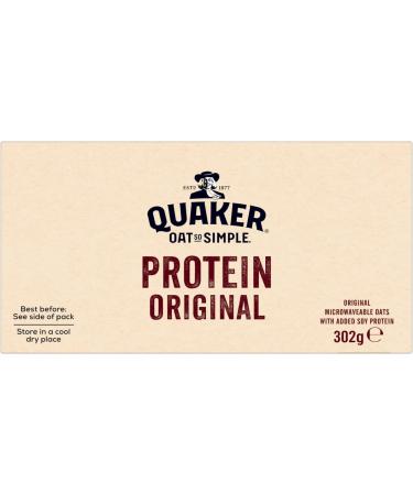 Quaker Oat So Simple Protein Original Porridge 8 x 37.7g - Pack of 1 - Buy Online on SooperMarket.com