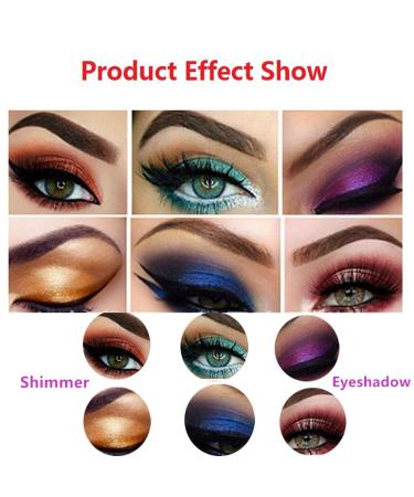 Go Ho 2PCS Silver & White Eyeshadow Sticks - Ultra Pigmented Shimmer Eye Shadow Pens - Buy Online on SooperMarket.com