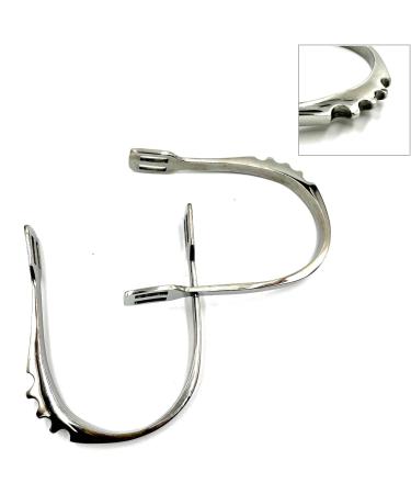 Buy High-Quality Stainless Steel Horse Riding Spurs - Unisex 5 Riffels | International Shipping - Buy Online on SooperMarket.com
