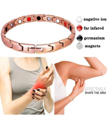 Women Lymph Drainage Magnetic Bracelet The New Trend of Multifunctional Bracelets to Help Sleep for Man Woman Student Family Friend and A Nice Gift (1 Item-Silver&Gold) - Buy Online on SooperMarket.com