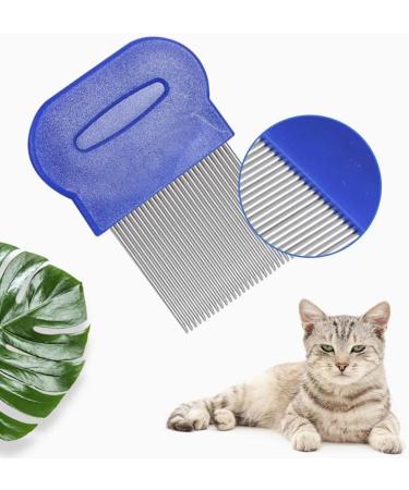 2 Pcs Cat Flea Comb Flea Comb for Cats Portable Tight Design Non Slip Handle for Long-Haired Cat Short-Haired Cat - Buy Online on SooperMarket.com