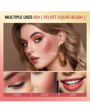 Matte and Dewy Cream Blush Stick | Lightweight, Long-Wearing, Smudge Proof | Easy to Blend Natural-Looking Cheek Blush (02) - Buy Online on SooperMarket.com