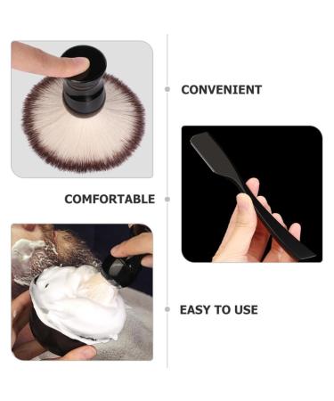 FOMIYES 3-in-1 Cleaning Brush Shaving Kit for Men - Shaving Brush Bowl Razor & Holder - Premium Male Grooming Set - Buy Online on SooperMarket.com