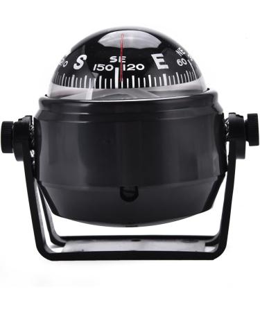 Boat Compsss  Black Electronic Adjustable Military Marine Ball Night Compass for Boat Vehicle - Buy Online on SooperMarket.com