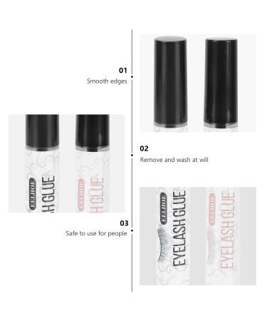 FRCOLOR Eyelash Glue Remover - 3 Sets of Adhesive & Lash Extension Sealant for False Eyelashes - Perfect for International Shipping - Buy Online on SooperMarket.com