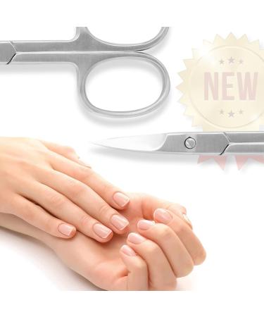 SS INSTRUMENTX Nail Scissors - Professional Curved Blade for Men and Women - Multi-Purpose Manicure Tool for Cuticle and Thick Toenails - Buy Online on SooperMarket.com