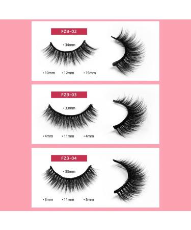 Cacacook Self-Adhesive Eyelashes - Reusable 3D Fluffy False Lashes | Glue-Free Natural Waterproof Long Eyelashes for Stunning Makeup - Buy Online on SooperMarket.com
