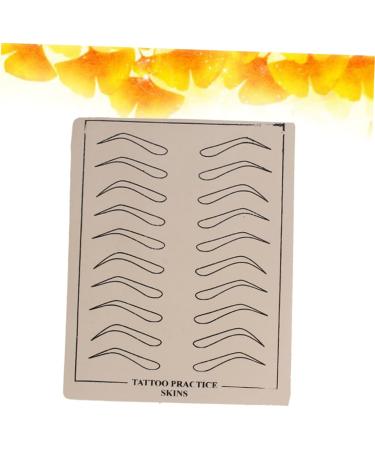 Beavorty 18 Sheets Eyebrow Microblading Skin Vehicle Grab Handles Eyebrow Training Skin Practice Skin - Buy Online on SooperMarket.com