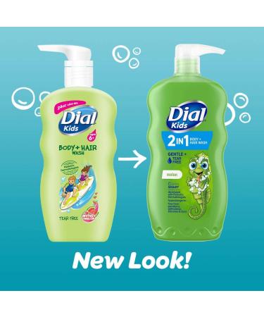 Dial Kids 2-in-1 Body+Hair Wash - Melon 96 | Gentle Cleansing for Kids' Skin and Hair - Buy Online on SooperMarket.com