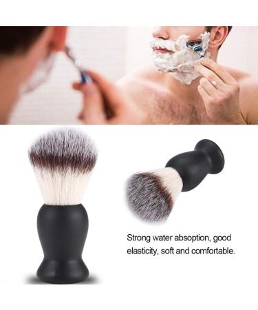 Premium Shaving Brush for Men | Nylon Hair Razor Brush for Home & Salon Use - Perfect for Barber & Facial Grooming - Buy Online on SooperMarket.com