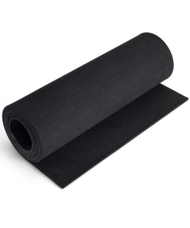 Black Foam Sheets Roll  Premium Cosplay Large EVA Foam Sheet 13.9 x 59 5mm Thick  Density 86kg/m3for Cosplay Costume  Crafts  DIY Projects by MEARCOOH Black Thickness-5mm