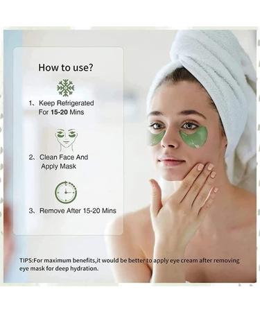 Seaweed Eye Mask for Wrinkle Removal & Dark Circles - 60 PCS Tightening Eye Patches for Puffy Eyes & Revitalized Skin - Buy Online on SooperMarket.com