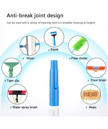 Window Cleaning Pole Water Fed Telesbrush Window Cleaner Kit Extendable Cleaner for Cleaner Outdoor Window and Conservatory Roof/Black/3M 55cm Brush Head 5M/17FT - Buy Online on SooperMarket.com