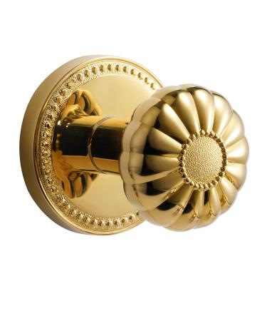Sorwduerm dummy gold door knobs polished brass dummy door handle one-sided decorative zinclegation 1 pack 1 pack pacifier gold/polished brass dummy