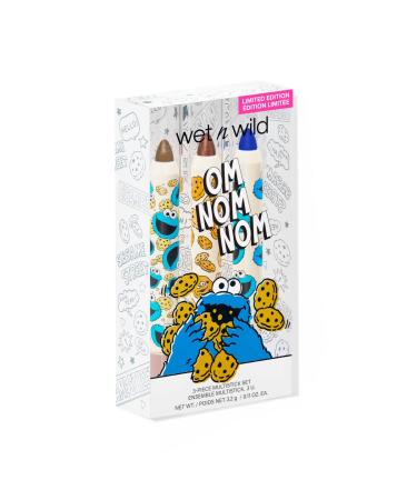 Wet n Wild OM NOM NOM 3-Piece Multi-Stick Kit - Sesame Street Collection - Buy Online on SooperMarket.com