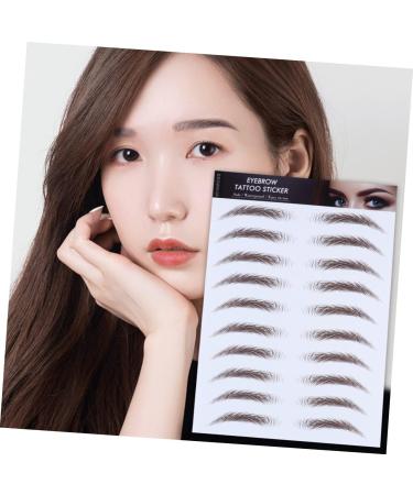 Housoutil 4pcs Eyebrow Stickers Stick on Eyebrows for Women Artificial Eyebrow Semi- Tools 6d - Buy Online on SooperMarket.com